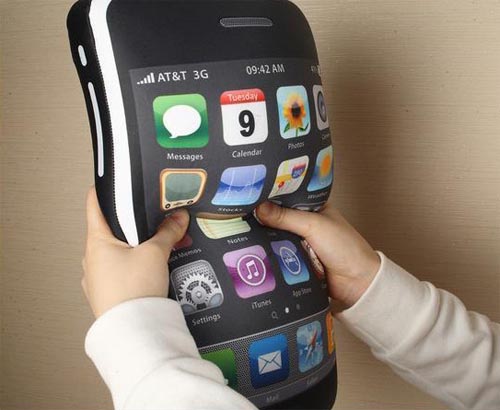 Big iPhone cushion